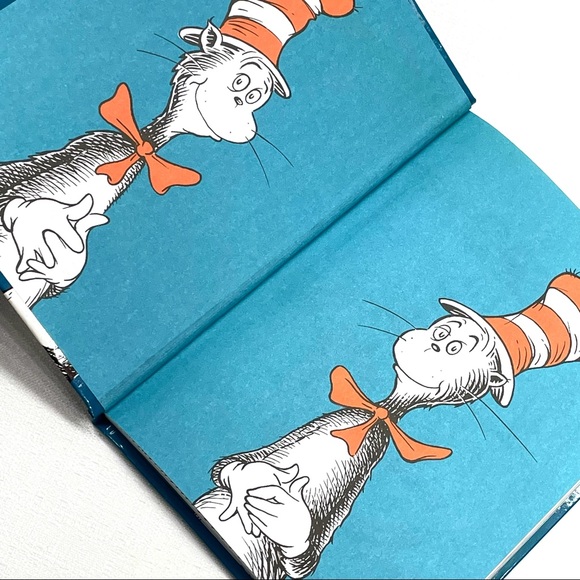 The Cat In The Hat Hardcover Book Dr. Seuss Illustrated Beginner Children’s Book - Picture 8 of 13